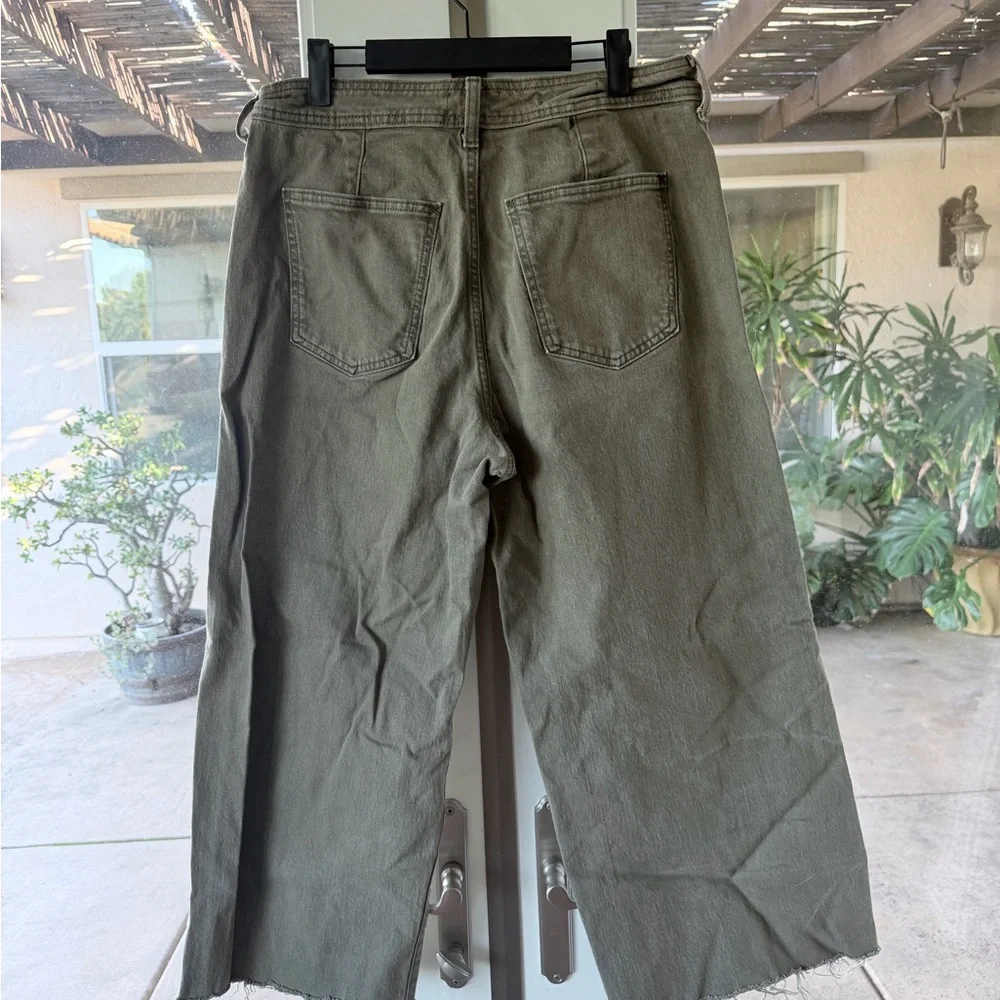 Universal Thread Olive Wide-Leg Pants - Picture 2 of 4
